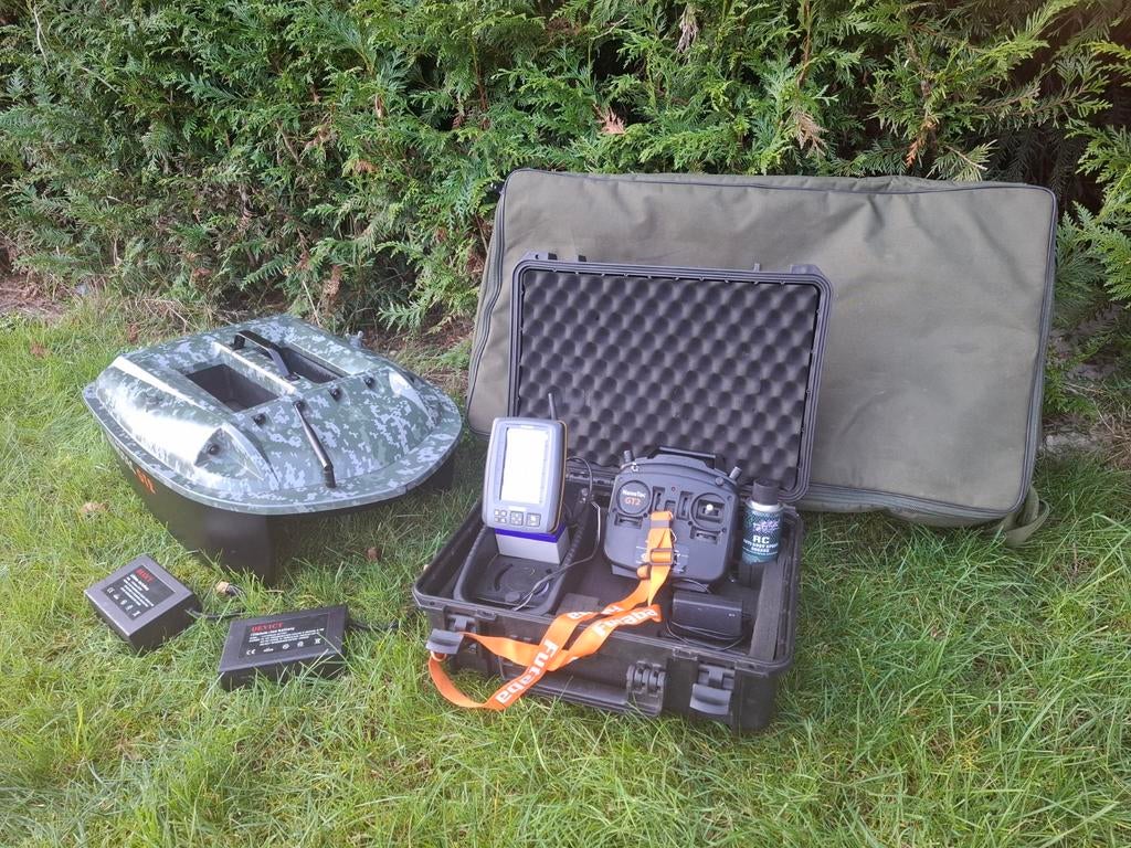 Voerboot nanotec gt2 met gps fishfinder + garantie, Watersport en Boten, Ophalen of Verzenden
