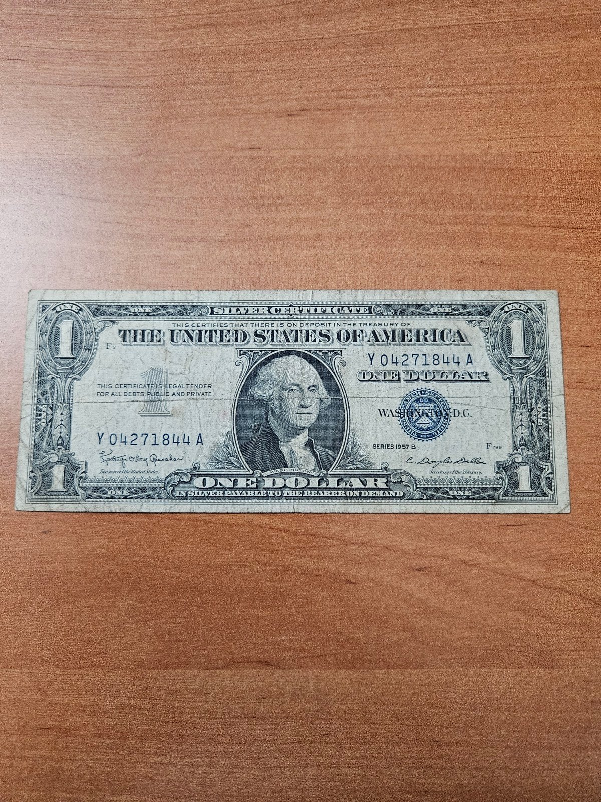 1 dollar (États-Unis, année 1957), Enlèvement ou Envoi, Amérique du Nord, Billets en vrac