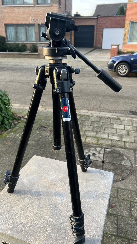 Manfroto Statief 190 B, Trépied inclus, Comme neuf, Enlèvement, Manfrotto