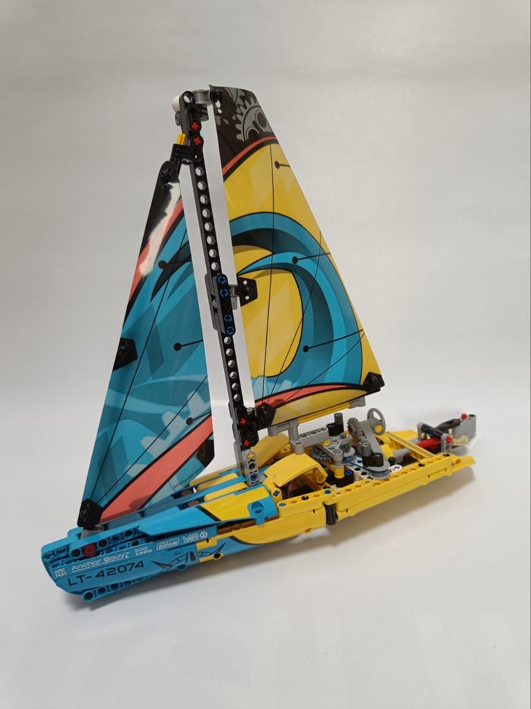 Yacht de course LEGO Technic 42074, Enlèvement ou Envoi, Lego, Ensemble complet, Technic