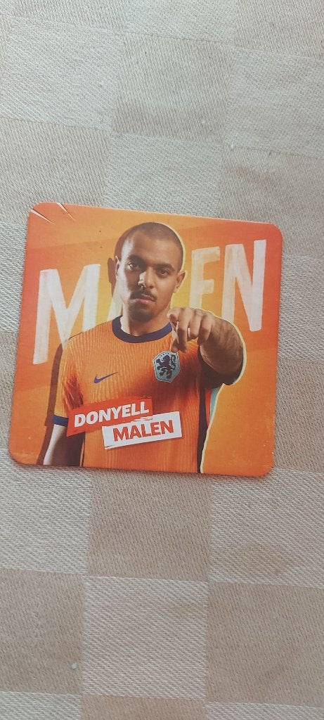 voetbal plaatje EK 2024 Donyell Malen nr 18 Oranje, Ophalen of Verzenden, Nieuw, Plaatje