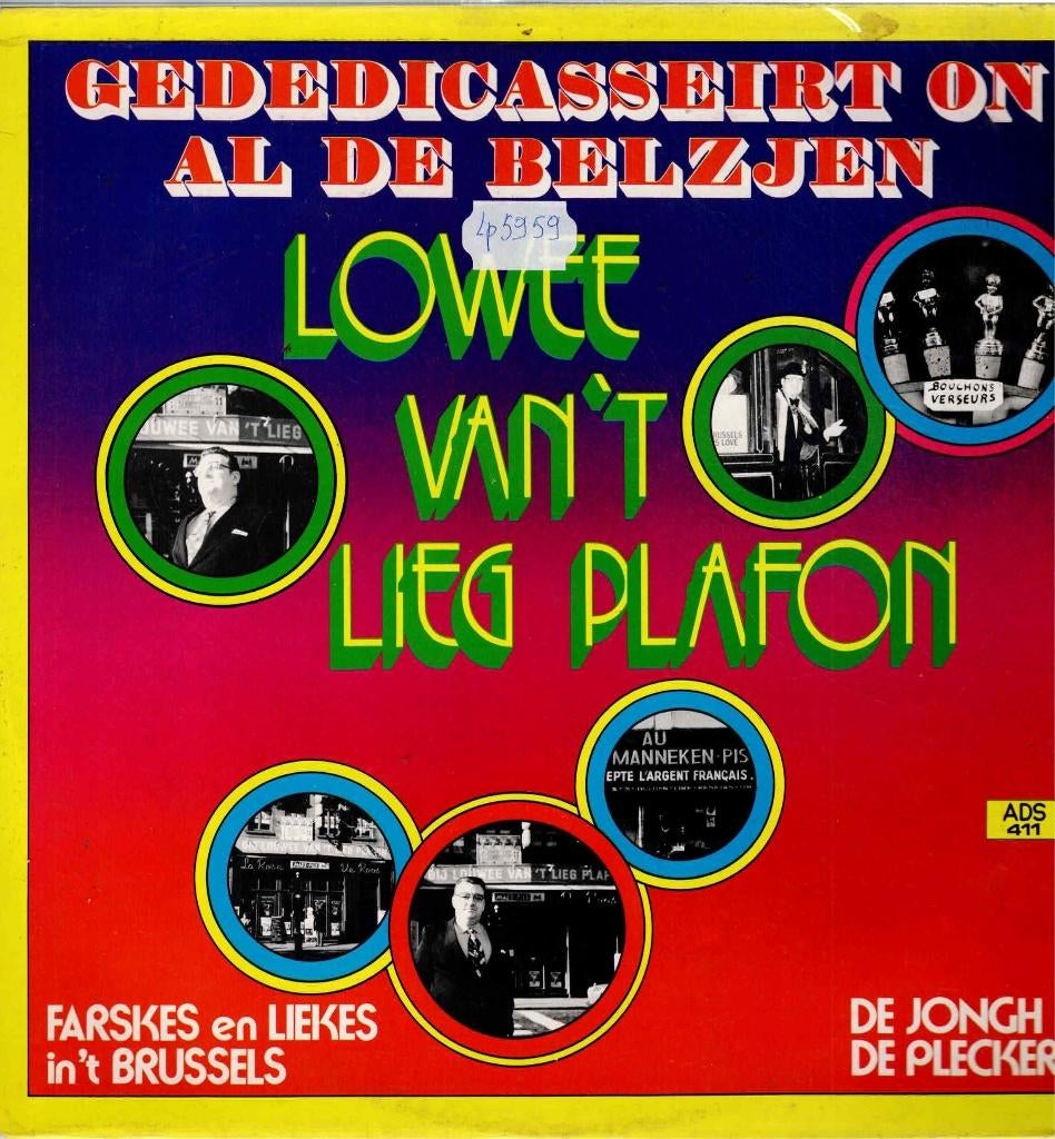 Vinyl, LP  /  Lowee Van 'T Lieg Plafon* – Gededicasseirt .., Enlèvement ou Envoi, Autres formats