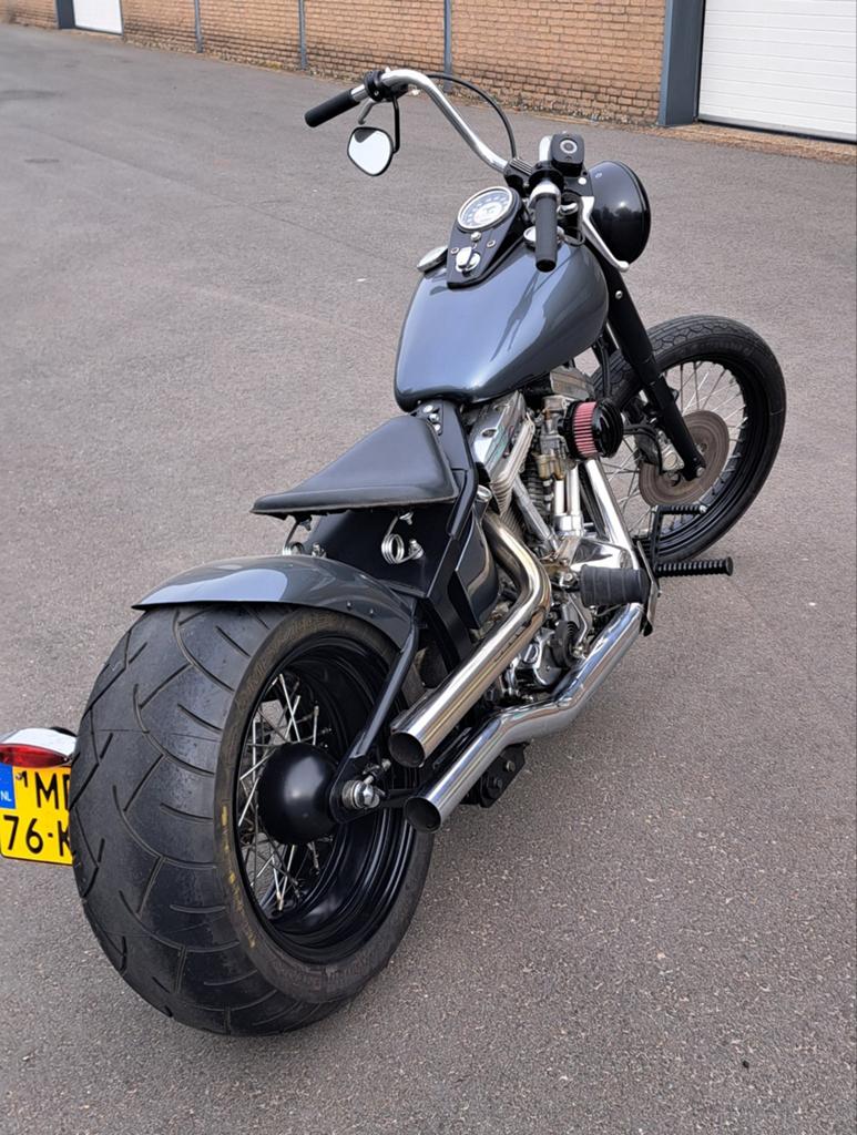 Custom zelfbouw met harley blok, Motoren