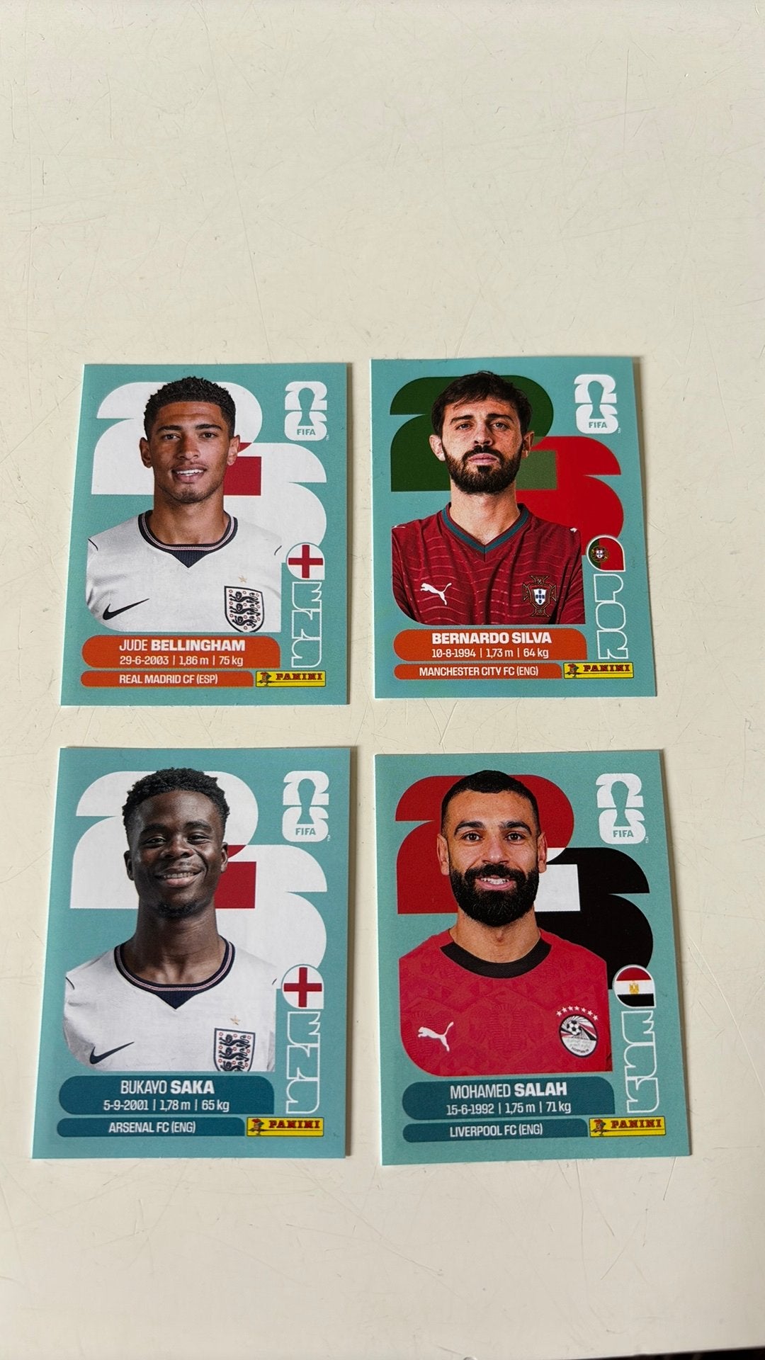 Voetbal stickers, Ophalen of Verzenden, Nieuw, Spelerskaart