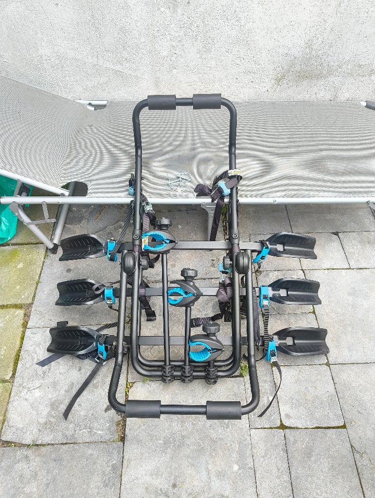 Fietsendrager Norauto Norbike 3P+ (Zonder trekhaak nodig!), 3 vélos ou plus, Pneus larges, Enlèvement, Utilisé