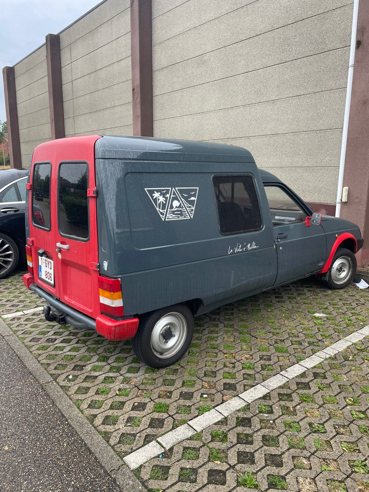 Unieke oldtimer Citroën C15 1.4 b 76dKm, Autos, Achat, 2 places, Boîte manuelle, Noir
