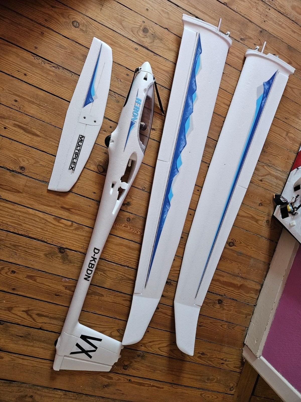 Multiplex Heron, Enlèvement, Comme neuf, Électro, RTF (Ready to Fly)