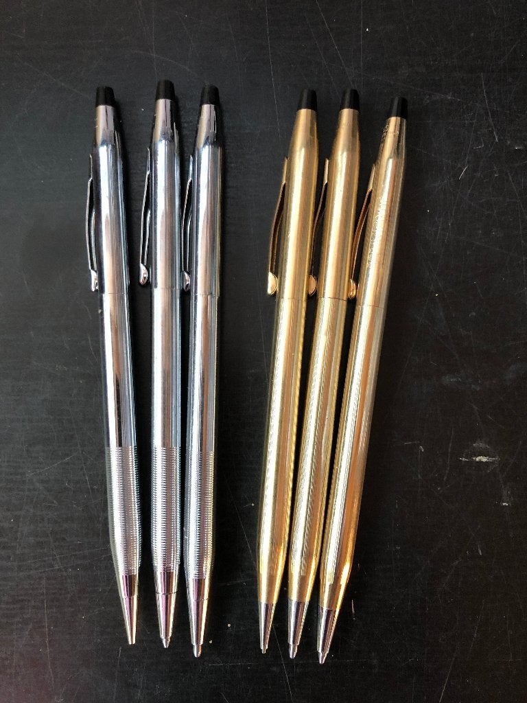 Lotje 6 'Cross' stylo en vulpotlood metaal en verguld, Ophalen, Vulpotlood, Cross