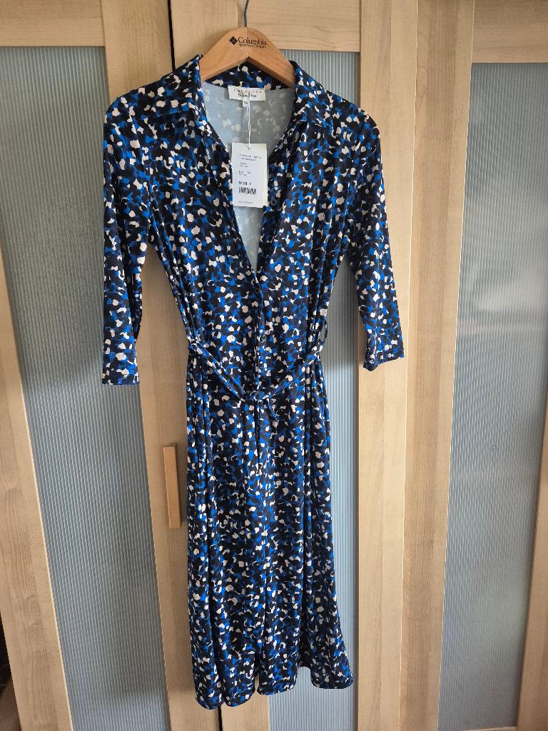 Robe pour femme - robe longue - Taille 34 - bleu/noir/blanc, Neuf, Enlèvement ou Envoi, Lola & Liza, Taille 34 (XS) ou plus petite