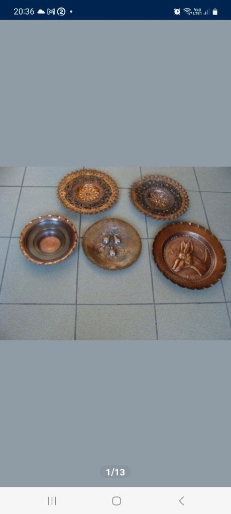 choix, anciens plats en cuivre divers modèles, vintage, Enlèvement, Cuivre