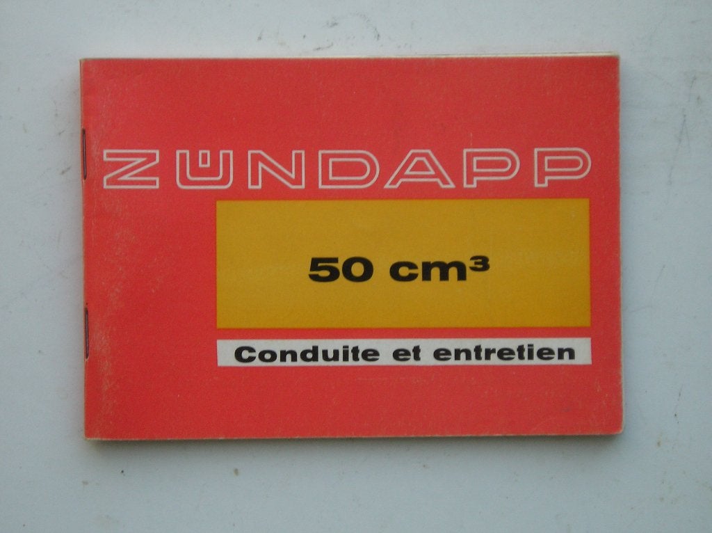 Catalogue Zundapp 50 cc, Enlèvement
