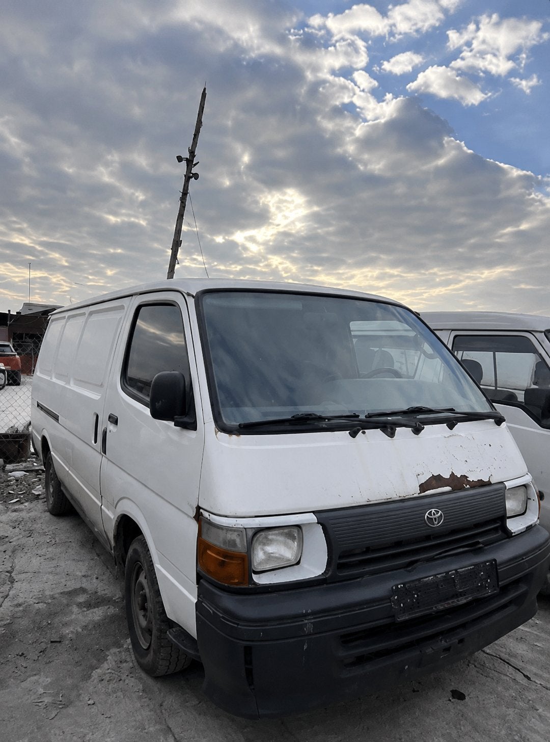 Toyota Hiace 2.4D, Auto's, Wit, Particulier, Toyota, Te koop