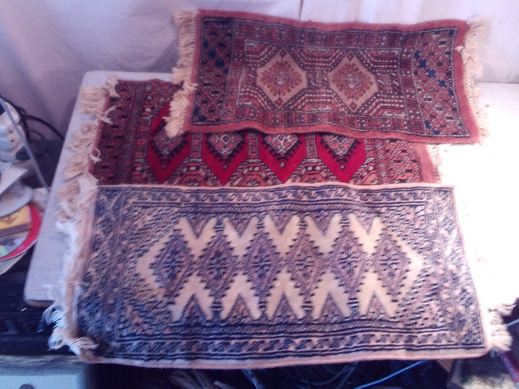 5 Retro Matten / Tapijtjes, Ophalen of Verzenden