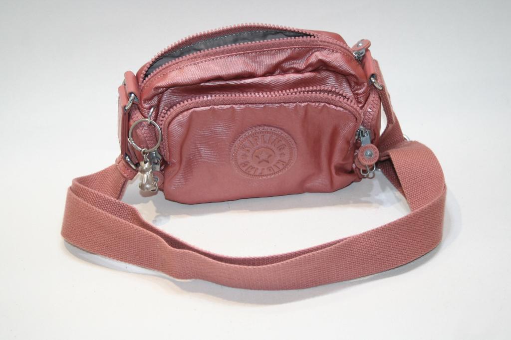 Kipling K13945 petit sac porté épaule / crossover + singe TB, Envoi, Comme neuf, Rose
