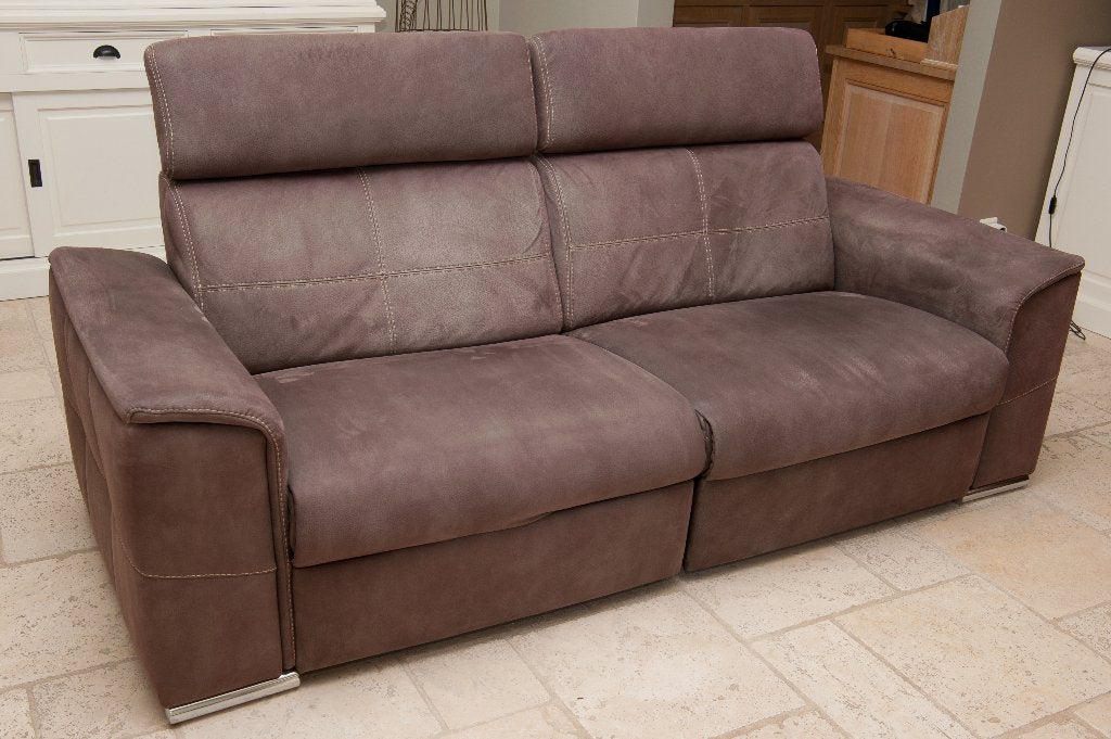 salon, Maison & Meubles, Canapés | Salons, Utilisé, Banc droit, 200 à 250 cm, 75 à 100 cm, Synthétique, Autres matériaux, Enlèvement