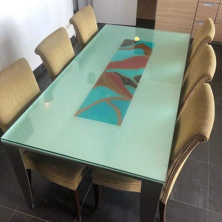 Zeer Exclusieve tafel Design vintage eettafel - UNIEK MODEL, Ophalen