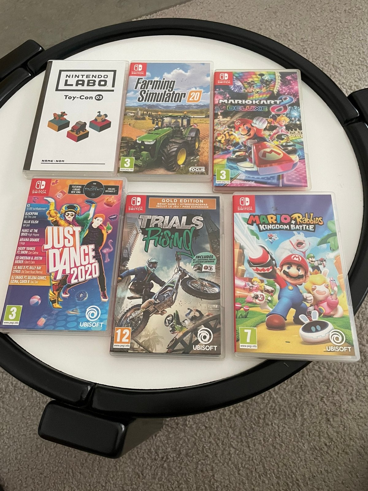 6 x jeux Nintendo Switch, Enlèvement ou Envoi, Comme neuf