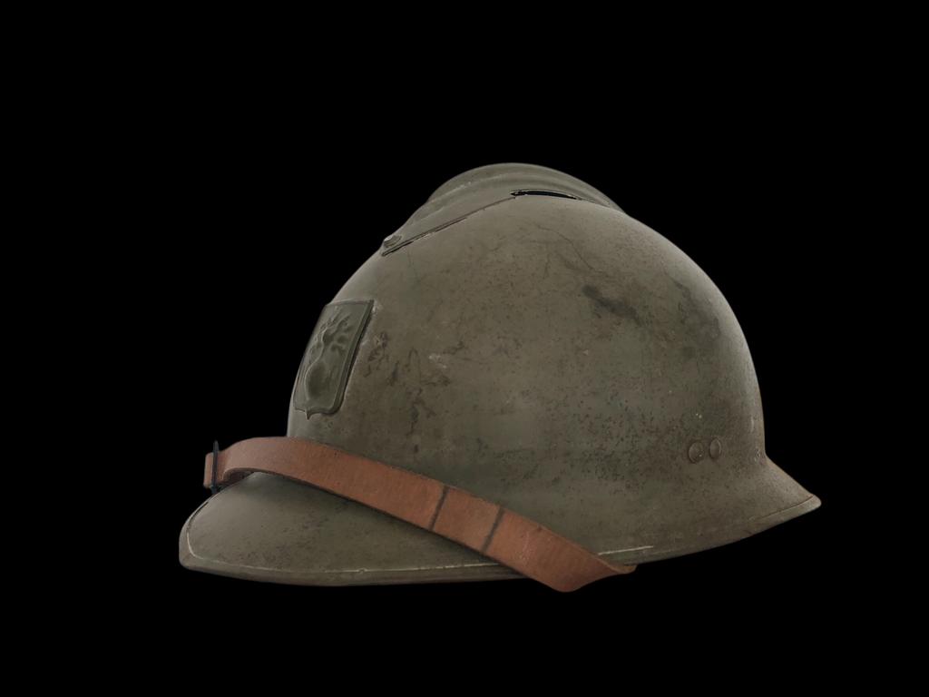 Pre-War/WW2 M26 Adrian helm ‘ Defence Passive’, Ophalen of Verzenden