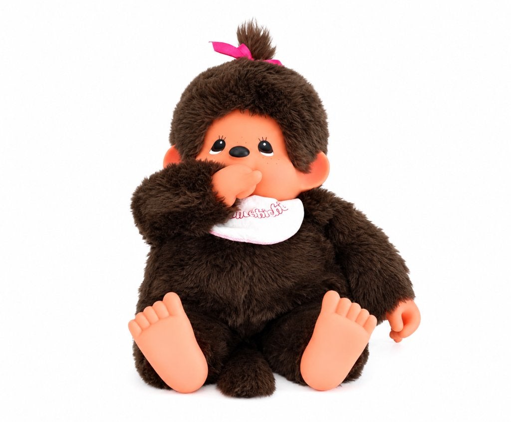 XL Monchhichi 70cm, Ophalen of Verzenden, Zo goed als nieuw