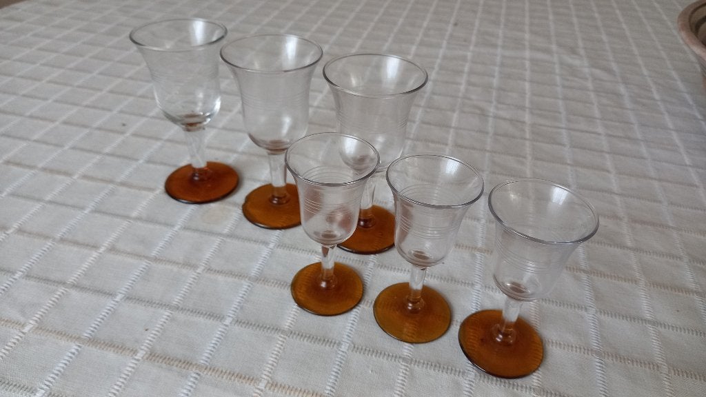 verres à liqueur art déco vintage, Enlèvement ou Envoi