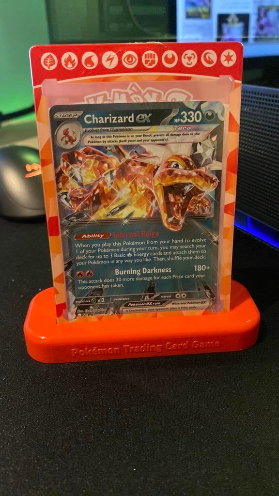 Charizard Ex pokemonkaart, Ophalen, Zo goed als nieuw