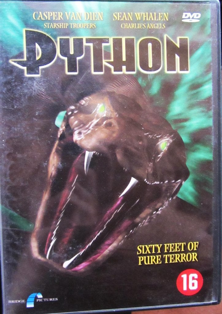 DVD ACTIE/HORROR- PYTHON, CD & DVD, DVD | Action, Enlèvement ou Envoi, Anglais, Tous les âges, Thriller d'action