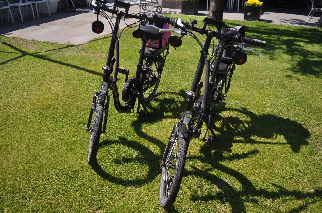 elektrische minifiets, Fietsen en Brommers, Zo goed als nieuw, 47 tot 51 cm, 30 tot 50 km per accu, Ophalen
