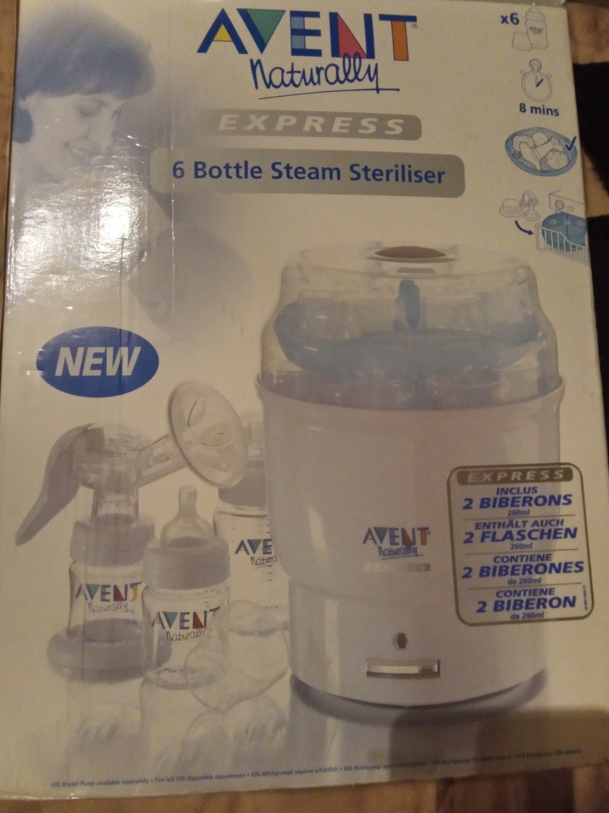 flessen sterilisator zo goed als nieuw, Kinderen en Baby's, Ophalen, Zo goed als nieuw, Sterilisator, Philips Avent