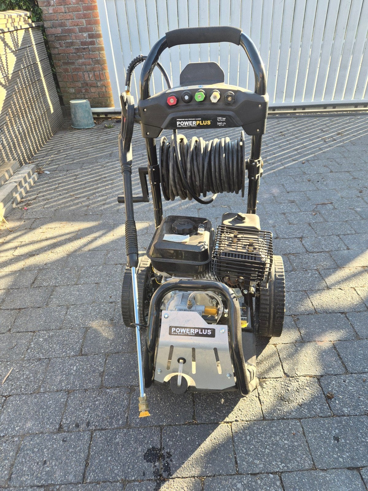 hogedrukreiniger powerplus, Tuin en Terras, Ophalen