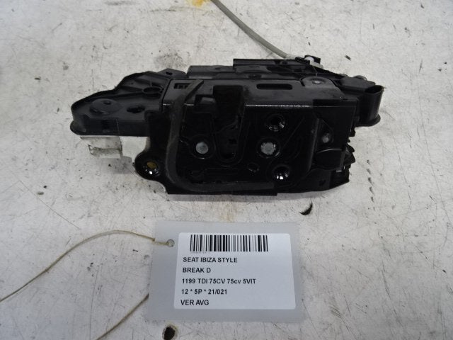SERRURE DE PORTE AVANT GAUCHE Ibiza IV (6J5) (5N1837015E), Avant, Seat Deutschland GmbH, Service@seat.de, Utilisé