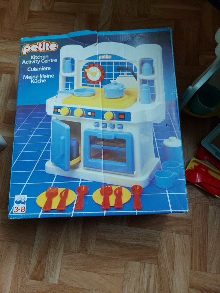 Vintage PETITE KITCHEN ACTIVITY CENTRE, Enlèvement, Utilisé, Set de jeu