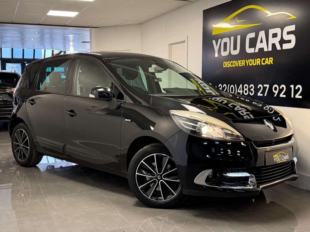 Renault Scenic 1.2 TCe Bose Edition 1 Jaar Garantie, Auto's, Euro 5, Gebruikt, Zwart, 4 cilinders
