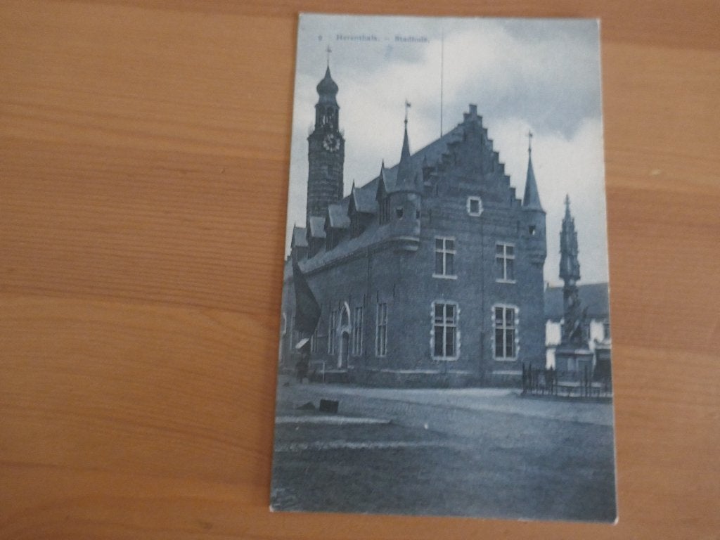 herenthals stadhuis, Verzamelen, Postkaarten | België, Verzenden, Gelopen, Antwerpen