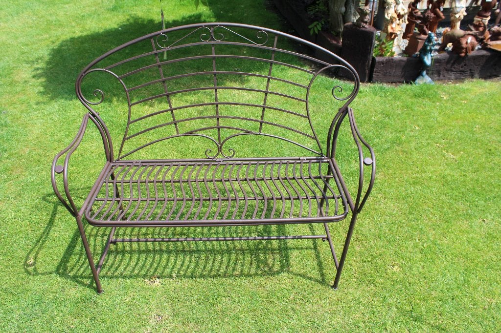 banc de jardin en métal pat couleurs brun ..., Jardin & Terrasse, Enlèvement, Neuf
