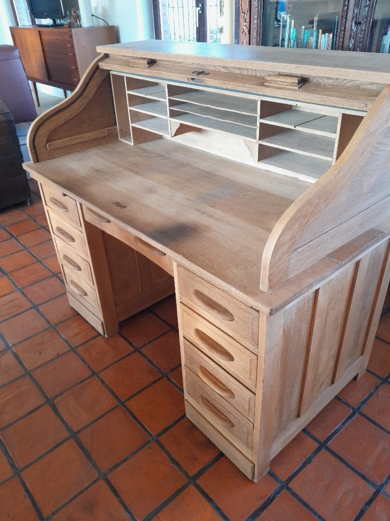 antieke bureau, Ophalen