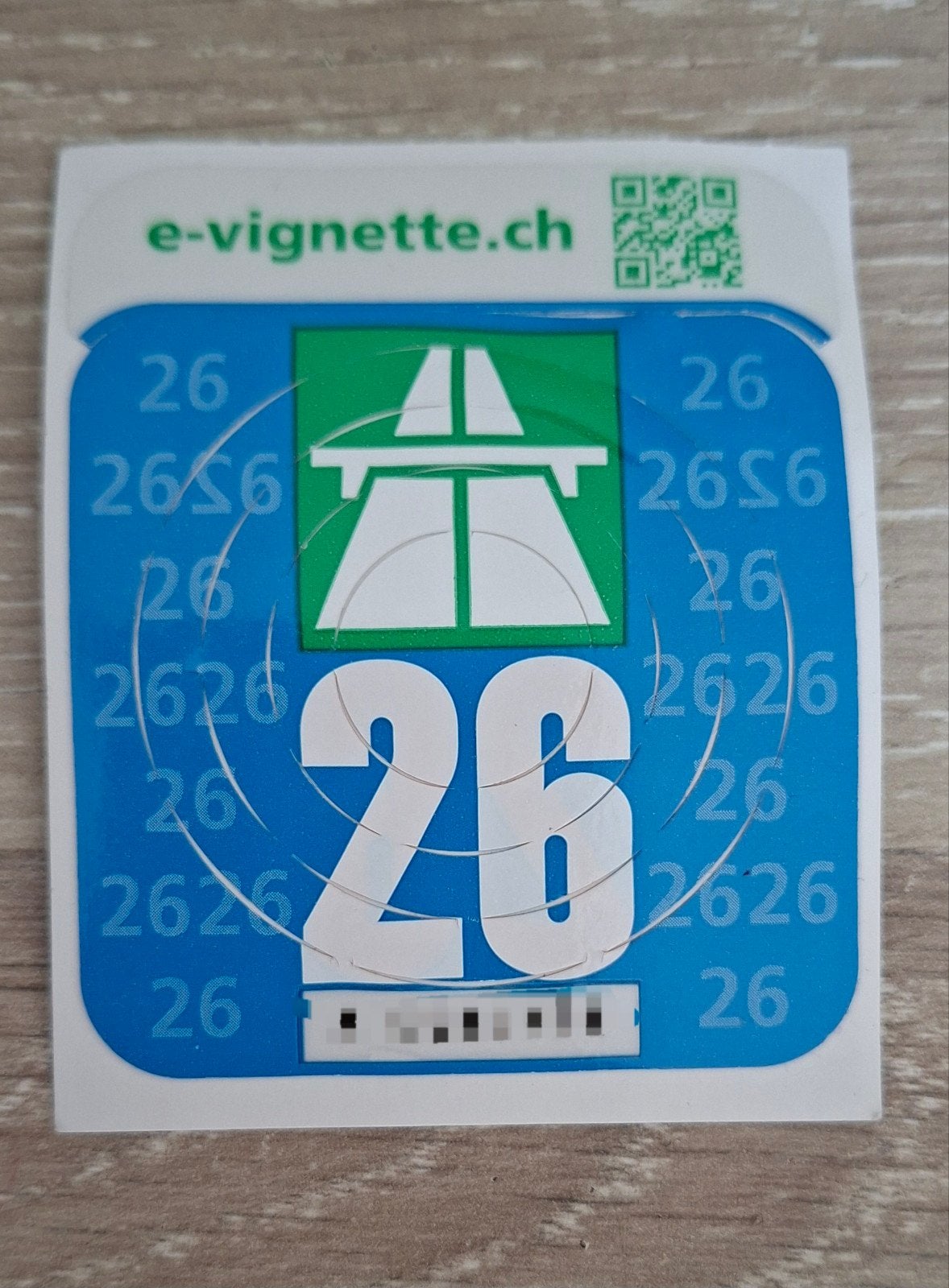 Vignette suisse 26, Tickets & Billets