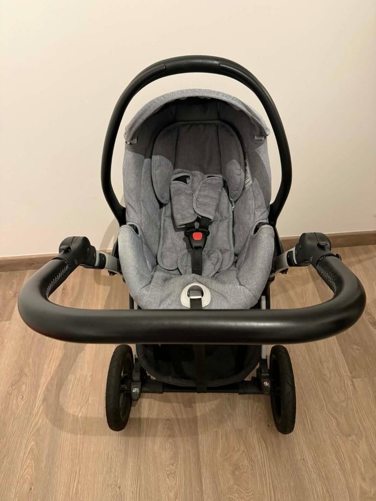 Kinderwagen Dinamico, Kinderen en Baby's, Buggy's, Gebruikt, Overige merken, Duomodel, Regenhoes, Verstelbare rugleuning, Voetenzak