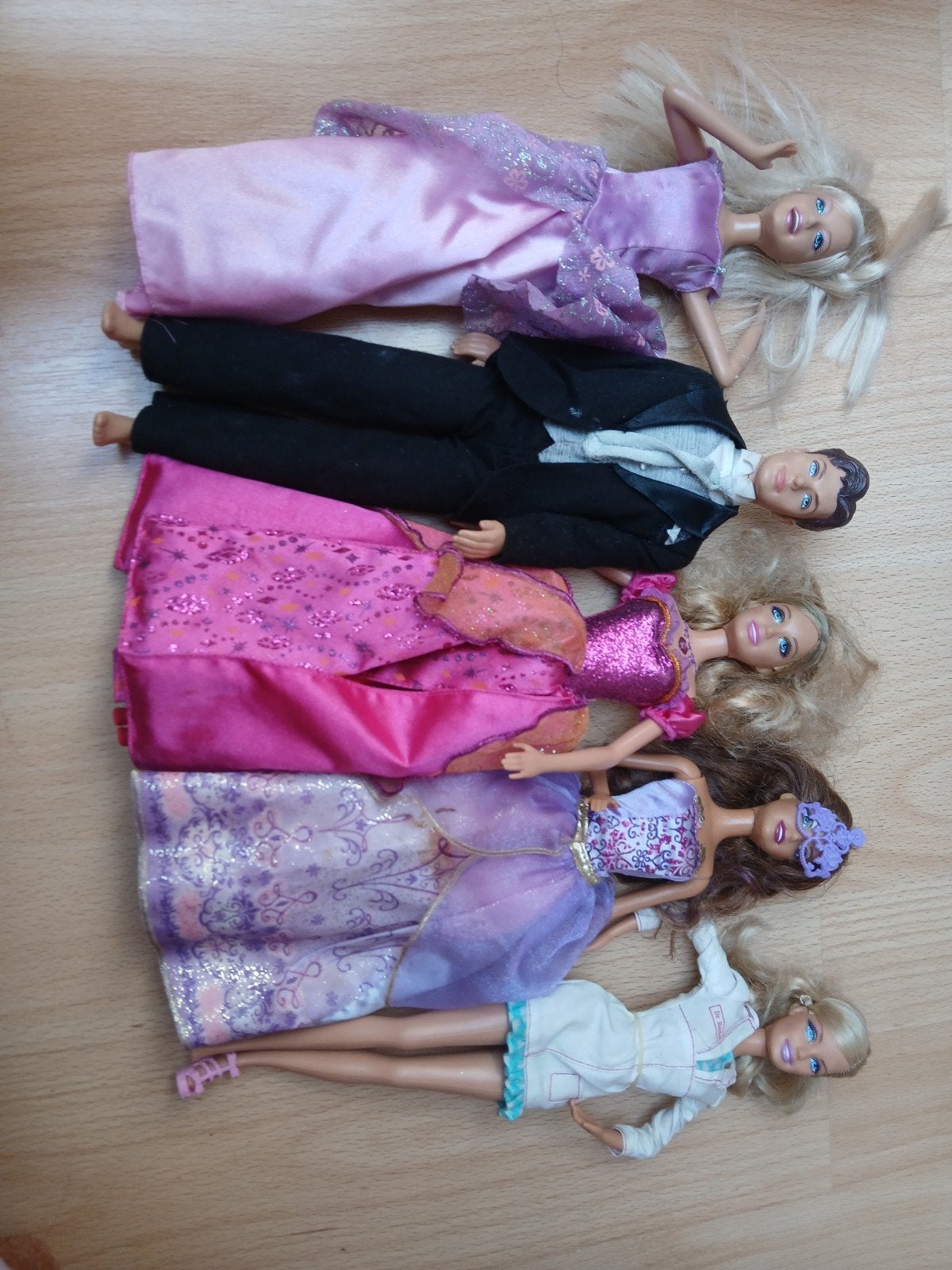lot barbies avec Ken, Ophalen
