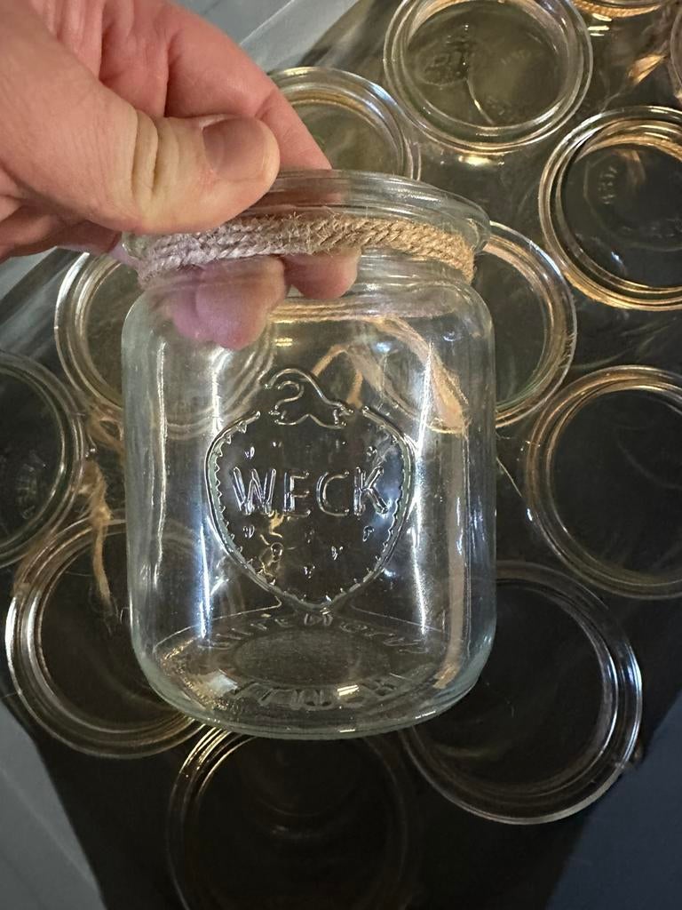 Weckbokalen 1L, Ophalen, Zo goed als nieuw