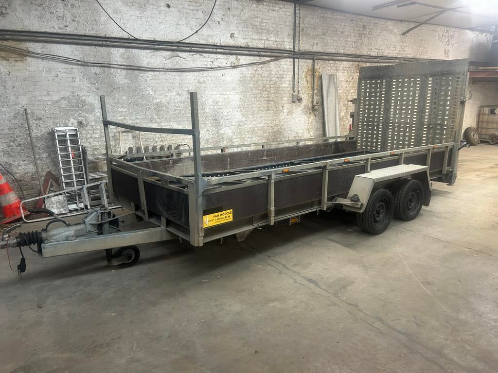 Machinetransporter / dieplader, Ophalen, Gebruikt