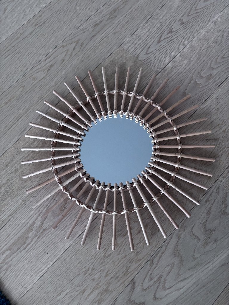 lot de 2 miroirs, Maison & Meubles, Enlèvement, Comme neuf, Ovale