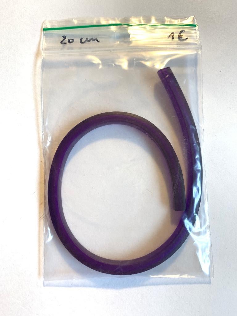 20cm holle vierkante draad paars, Enlèvement ou Envoi, Neuf, Fil