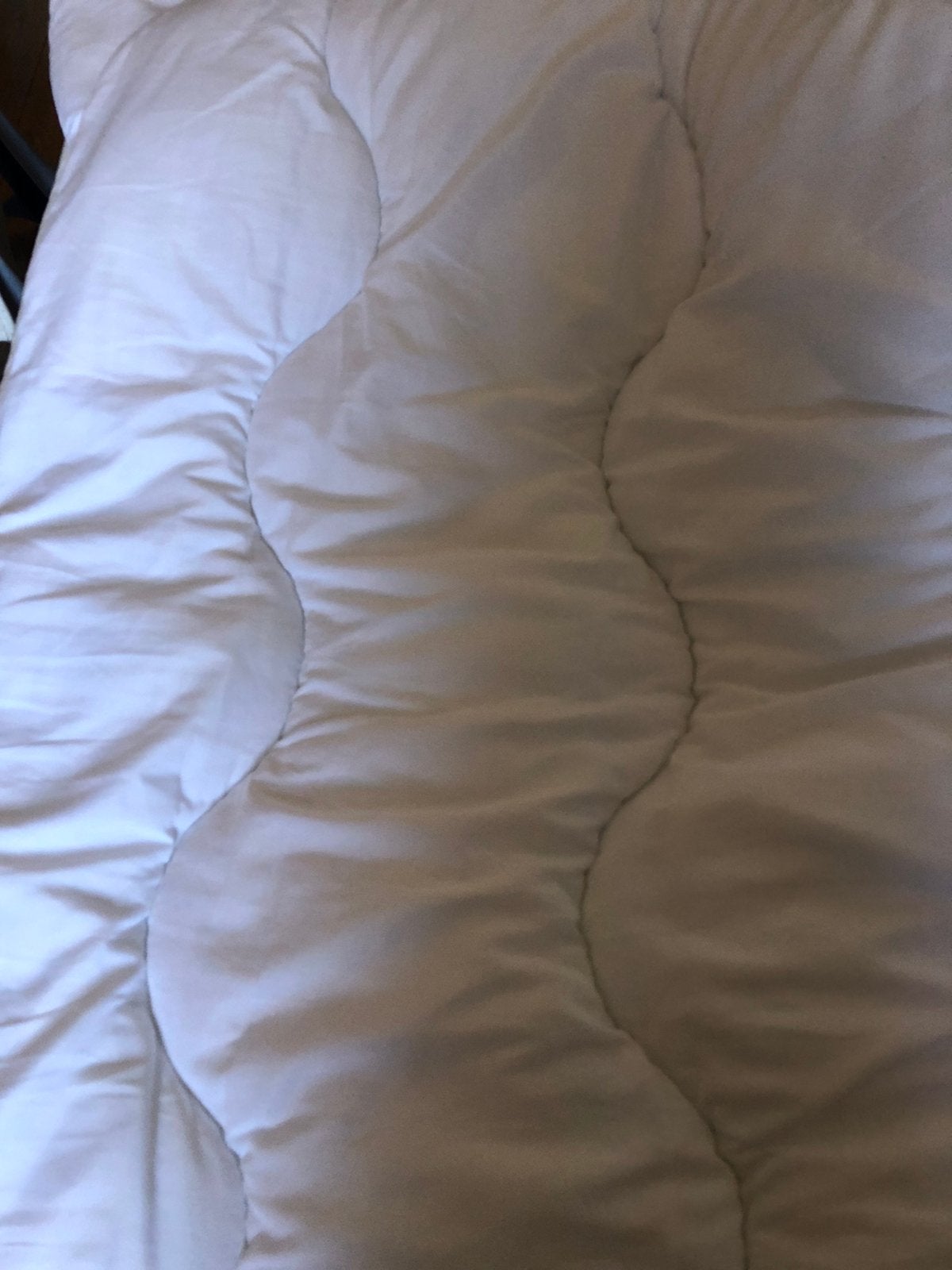 1 persoonsdekbed zeer luchtig 140cm x 200cm., Huis en Inrichting, Slaapkamer | Beddengoed, Ophalen, Gebruikt, Eenpersoons, Wit