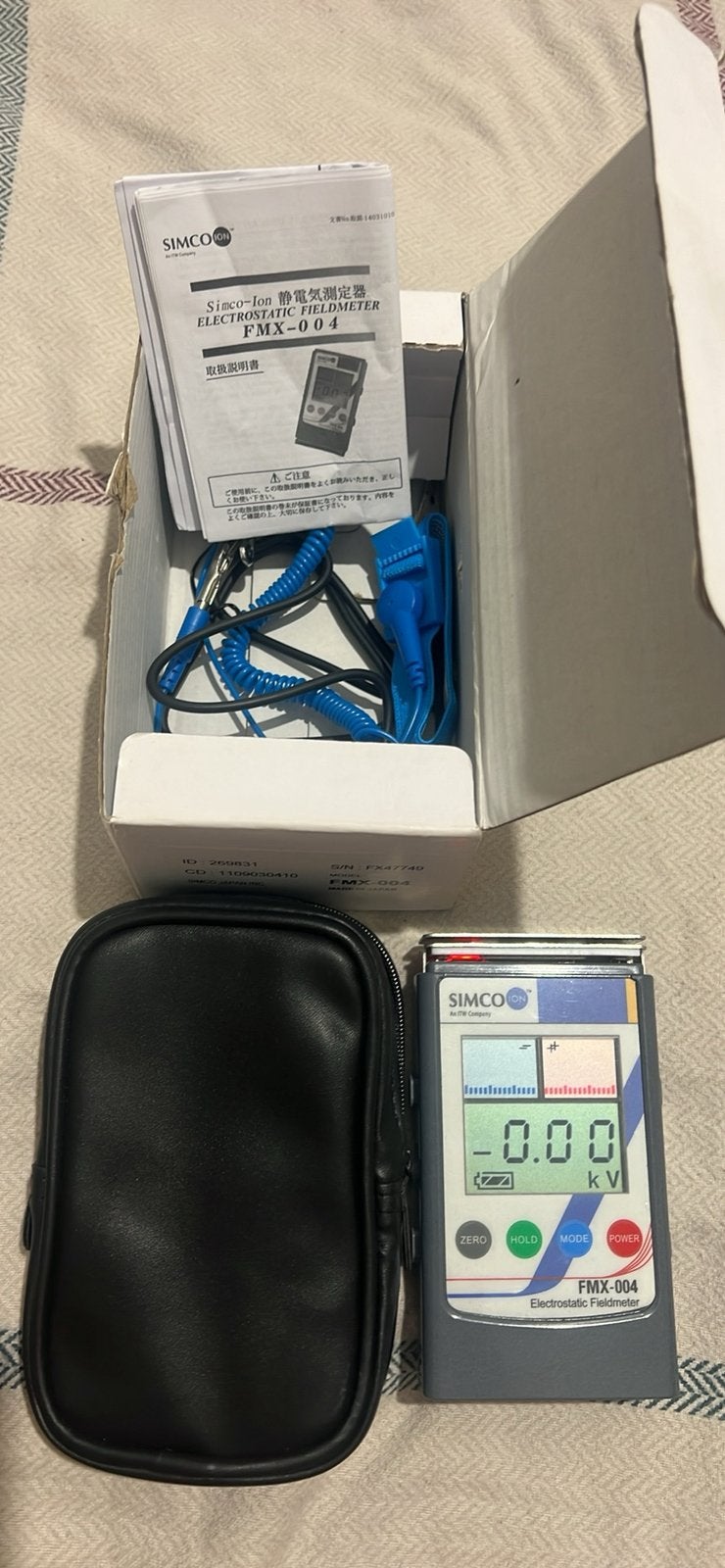 Simco-Ion FMX-004 Electrostatische Veldsterktemeter Japan, Games en Spelcomputers, Spelcomputers | Nintendo DS, Ophalen, Zo goed als nieuw