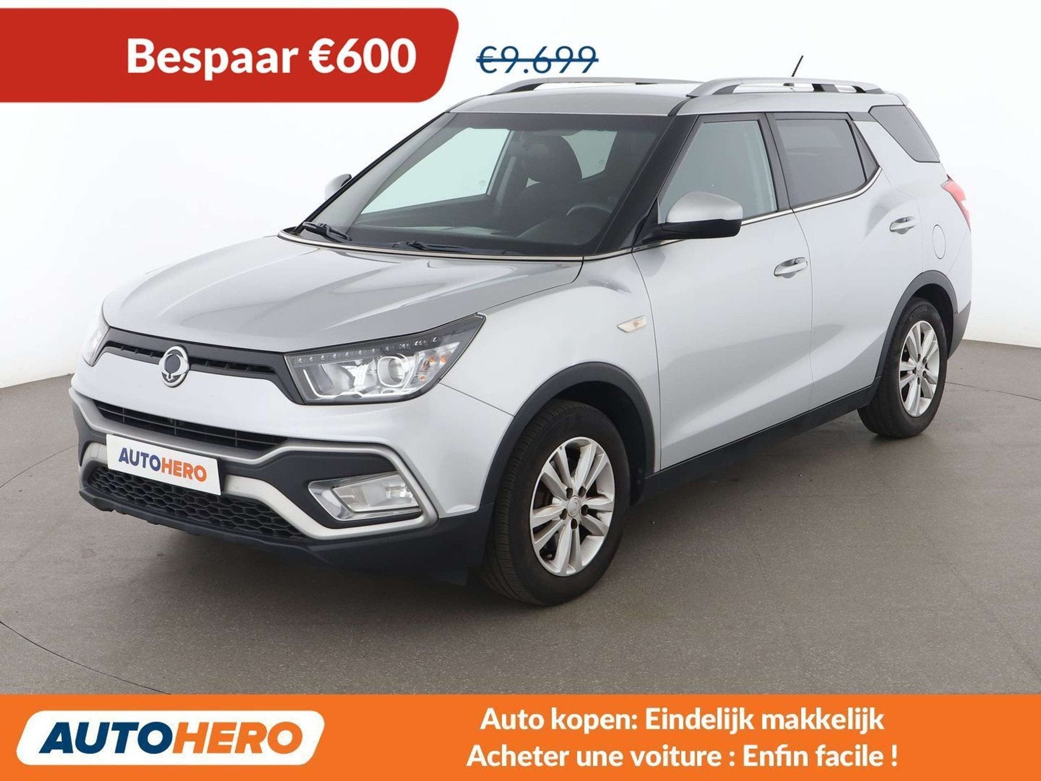 SsangYong XLV 1.6 Be 4x2 (bj 2018), Auto's, Gebruikt, Zwart, 128 pk, XLV