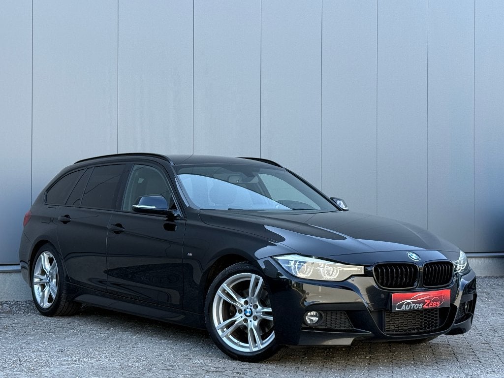 BMW 320 dA Touring M-Pack Led Cruise Navi ParkSensor Euro6d, Auto's, Automaat, Achterwielaandrijving, Zwart, Leder