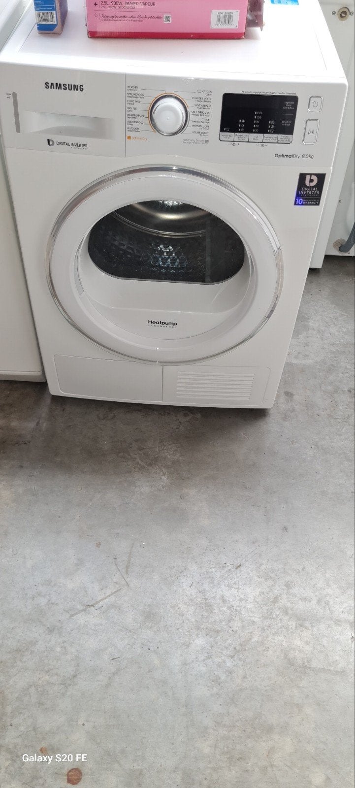Droogkast samsung 8kg A+++, Ophalen of Verzenden, Zo goed als nieuw, Inbouw