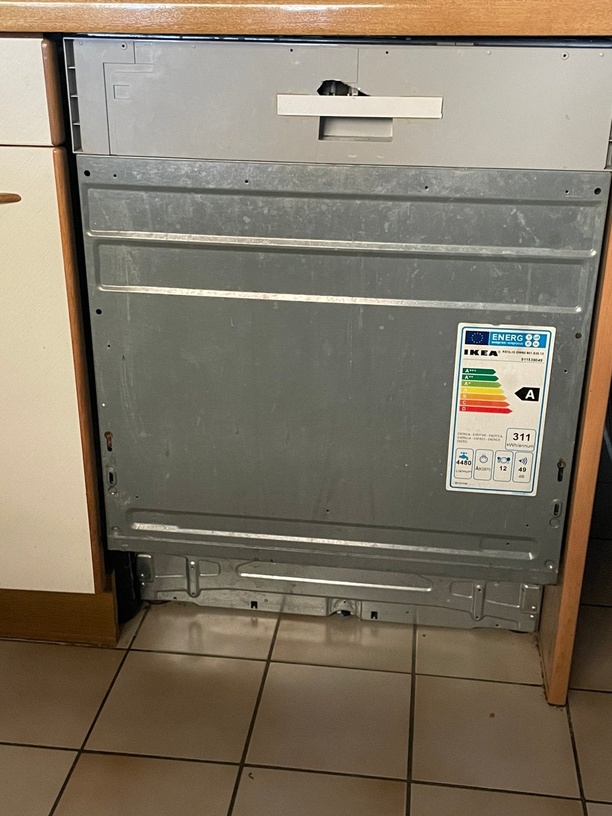 Lave vaisselle Ikea encastrable, Elektronische apparatuur, Vaatwasmachines, Ophalen, Gebruikt