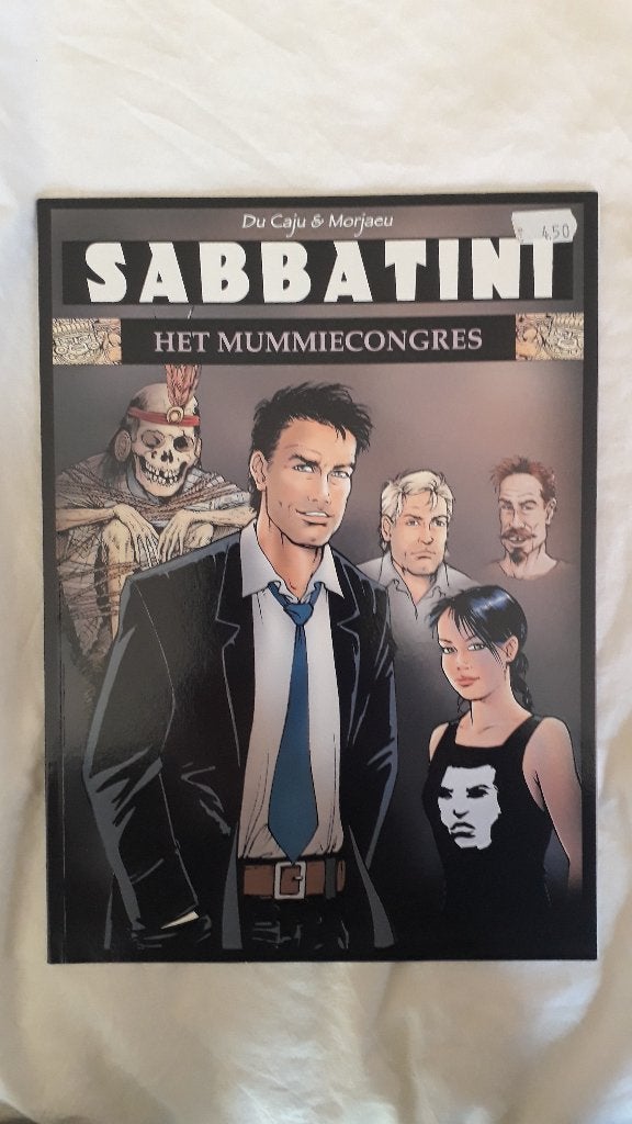Sabbatini 1: het mummiecongres, Eén stripboek, Ophalen of Verzenden, Zo goed als nieuw