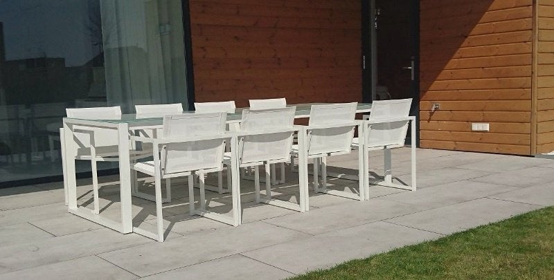 50% korting op tuinset met 8 stoelen gratis tafel, Enlèvement ou Envoi, Neuf